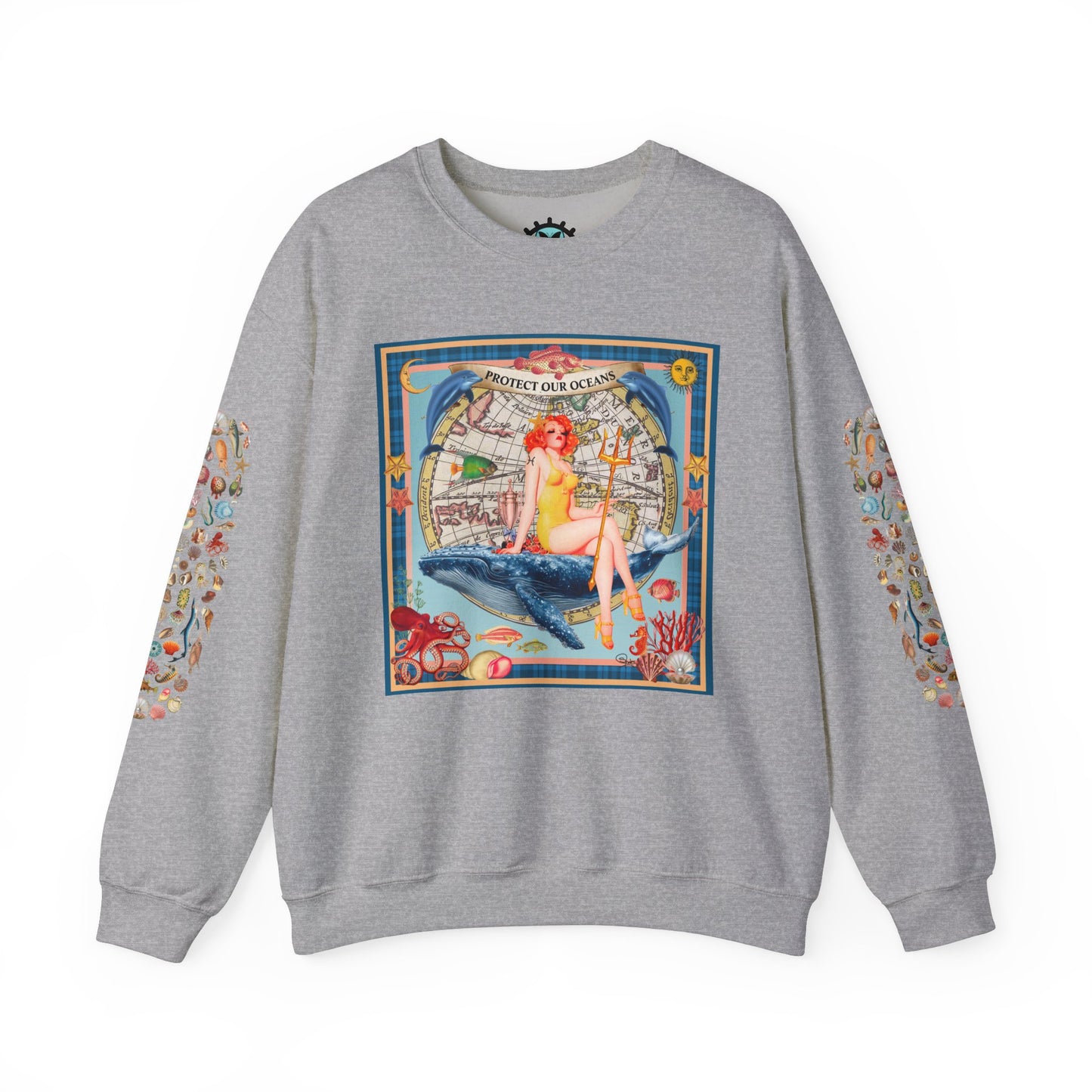 Protect Our Oceans - Unisex Crewneck Sweatshirt