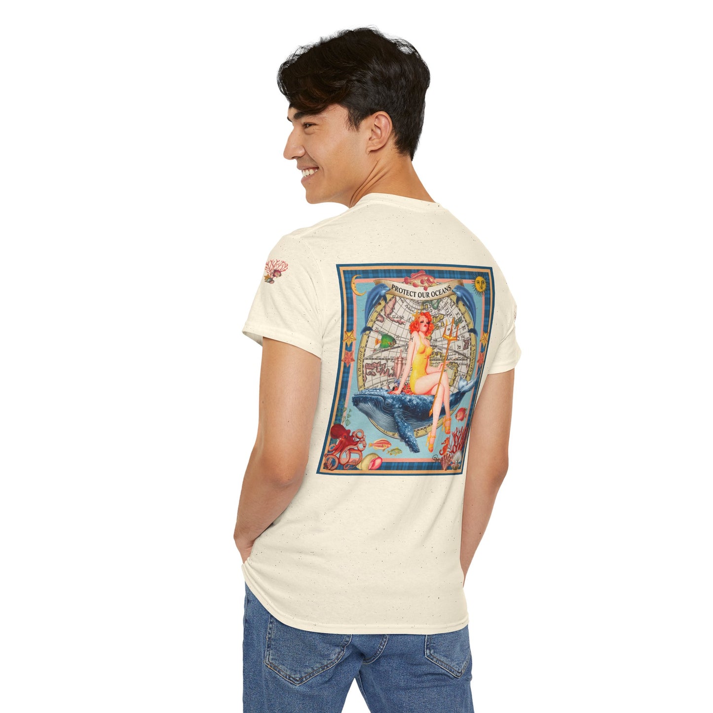 Protect Our Oceans - Unisex Cotton T-Shirt