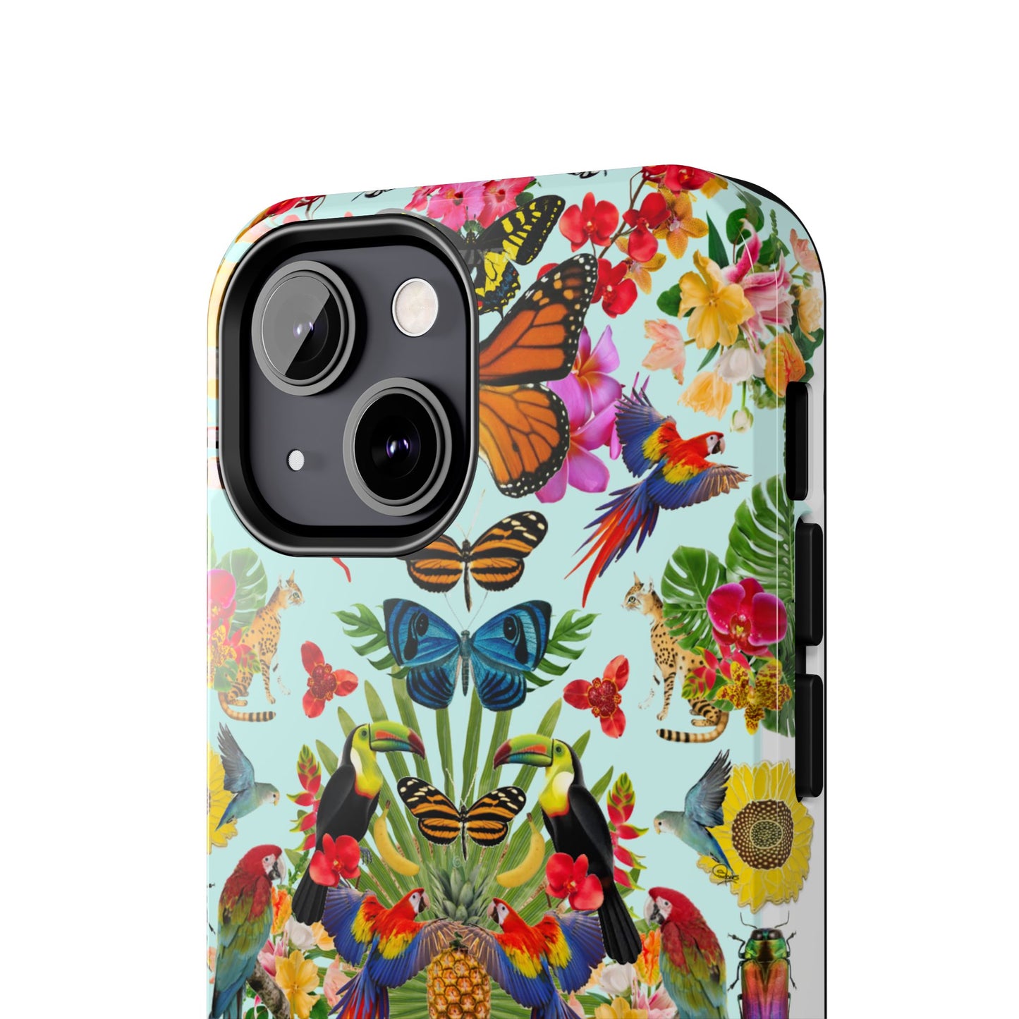 Fluttering Thoughts -Phone Cases - Butterfly Collage with Insects and Flowers