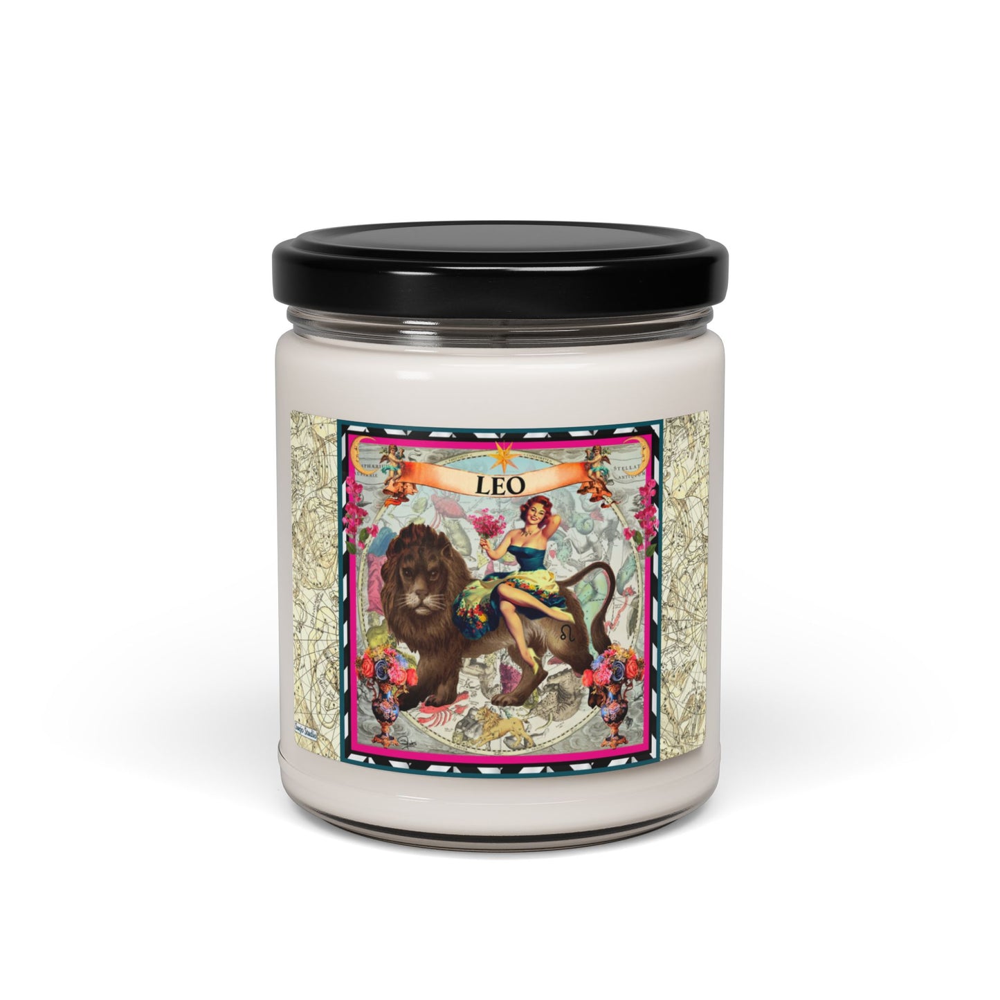 Leo (July 23 - Aug. 22) - Zodiac Scented Soy Candle, 9oz