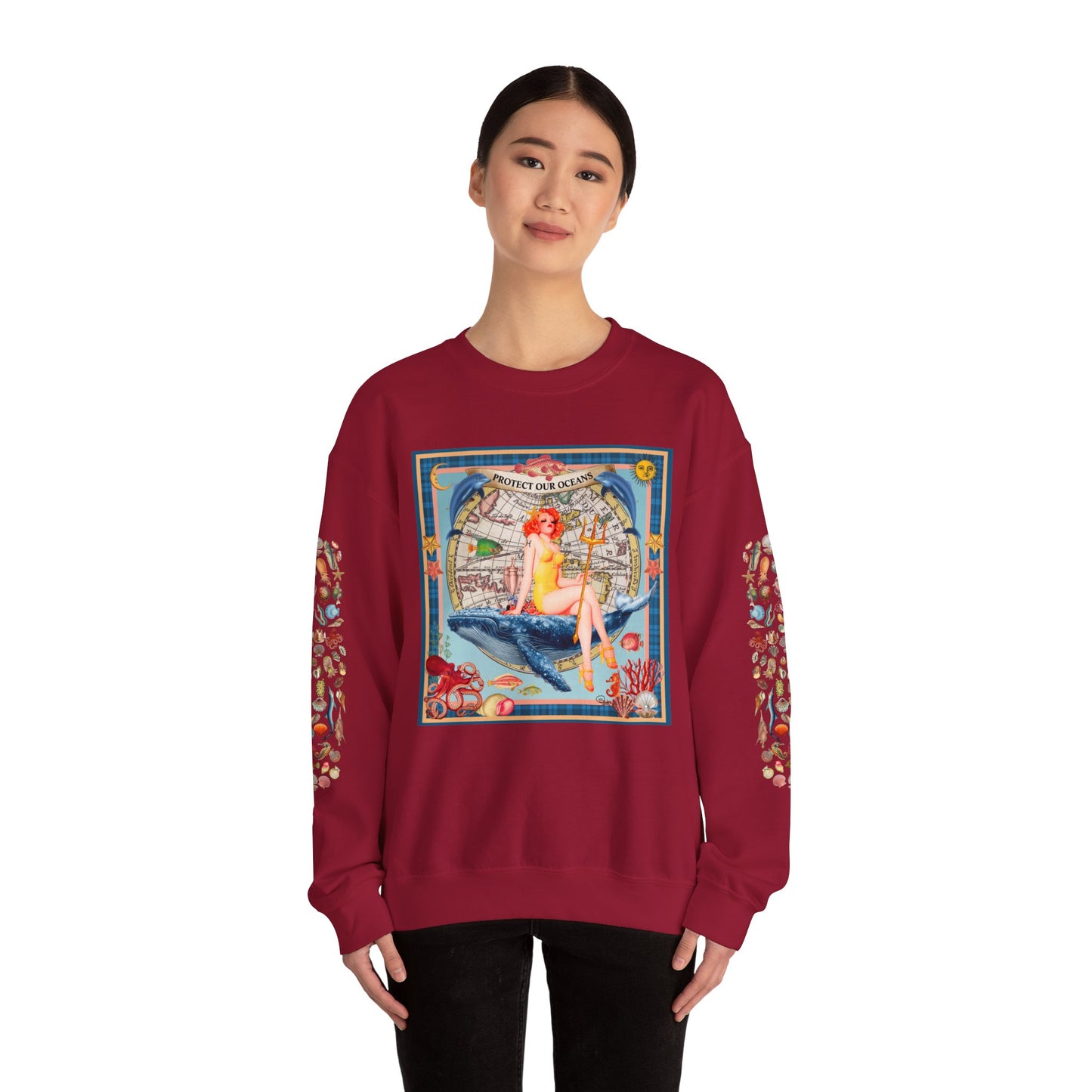 Protect Our Oceans - Unisex Crewneck Sweatshirt