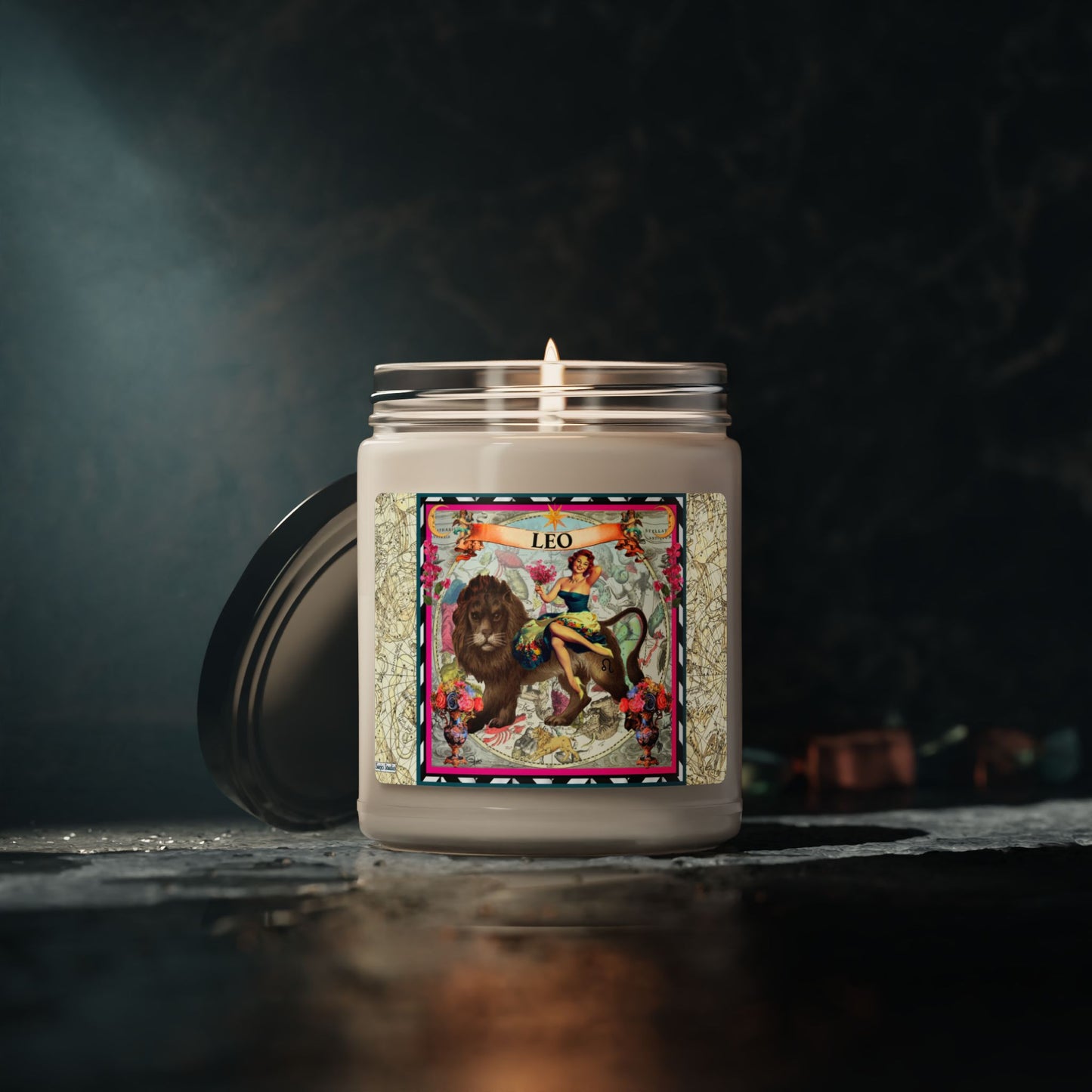 Leo (July 23 - Aug. 22) - Zodiac Scented Soy Candle, 9oz