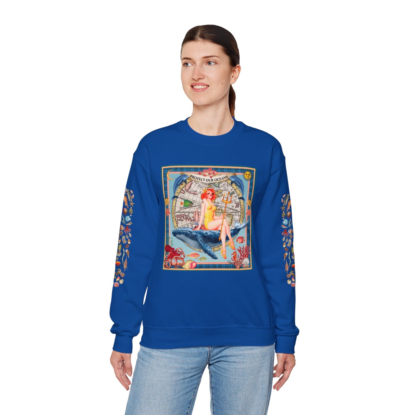 Protect Our Oceans - Unisex Crewneck Sweatshirt