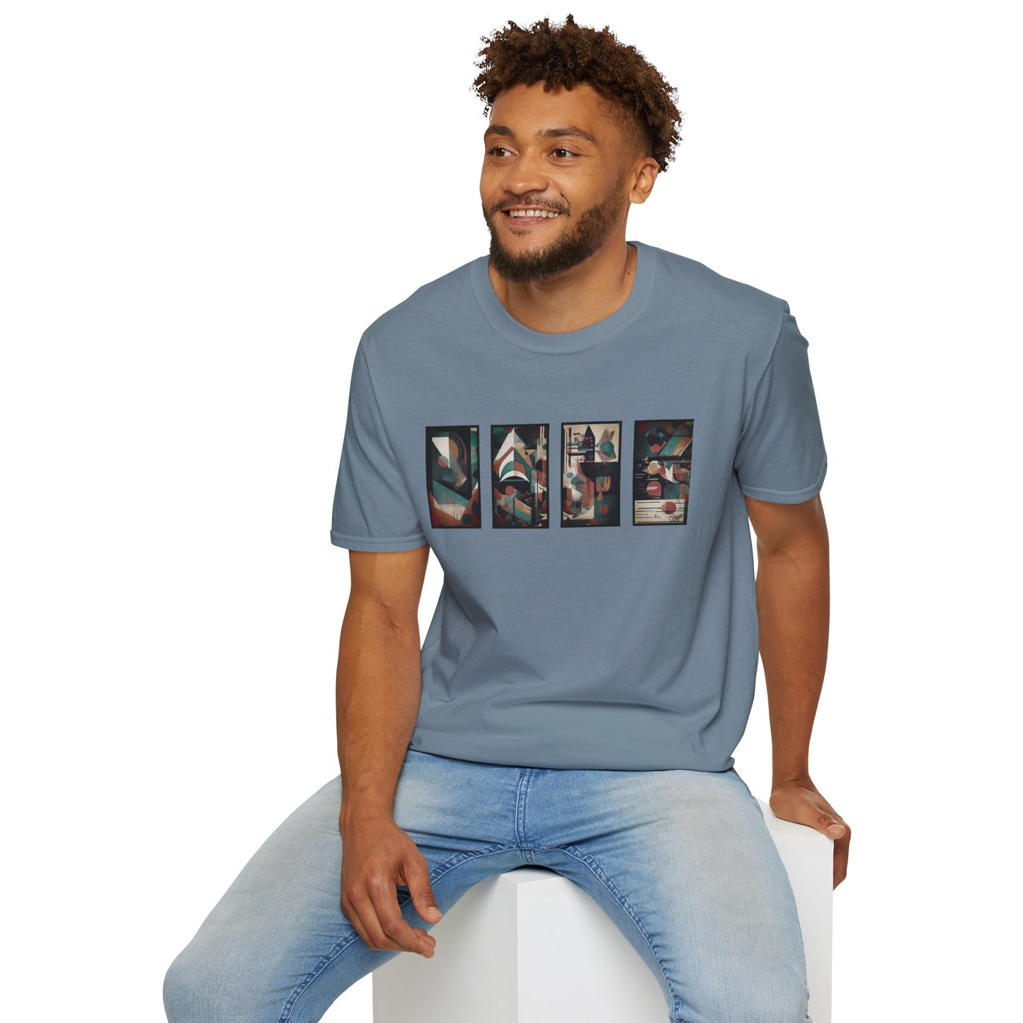 “Cityscape” Abstract Art - Unisex T-Shirt