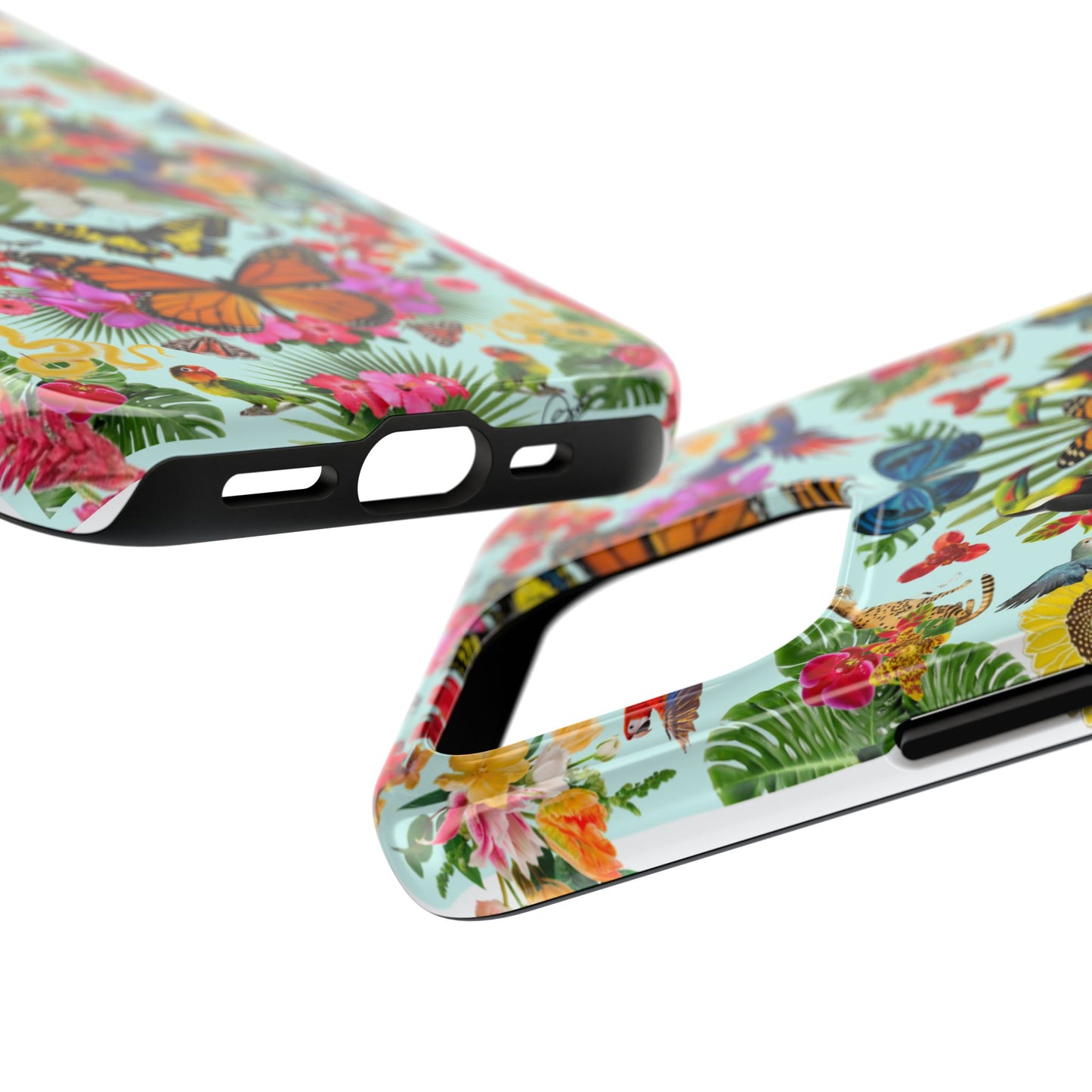 Fluttering Thoughts -Phone Cases - Butterfly Collage with Insects and Flowers