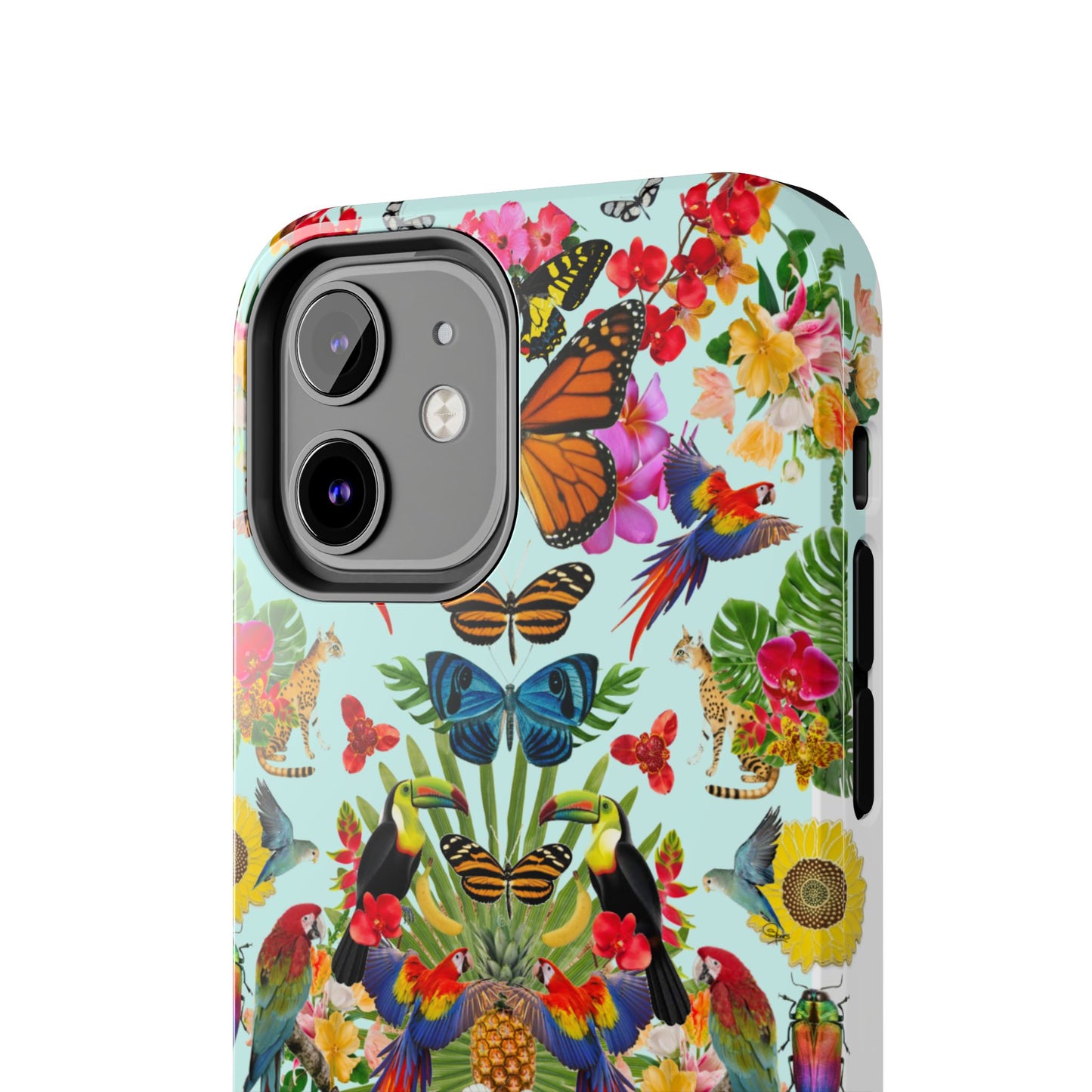 Fluttering Thoughts -Phone Cases - Butterfly Collage with Insects and Flowers