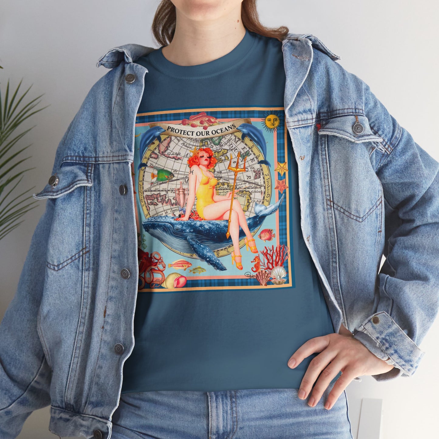 Protect Our Oceans - Unisex Cotton T-Shirt
