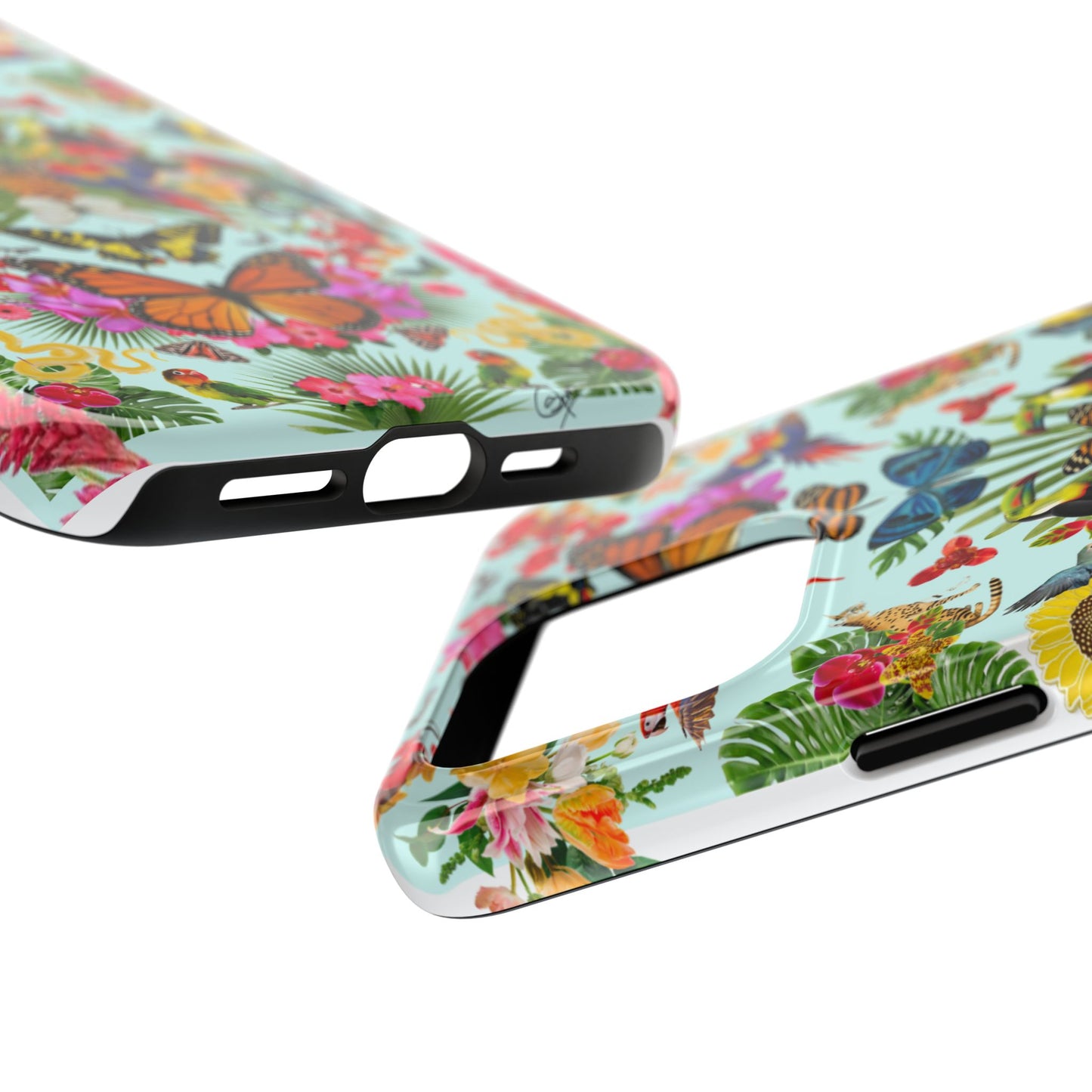 Fluttering Thoughts -Phone Cases - Butterfly Collage with Insects and Flowers