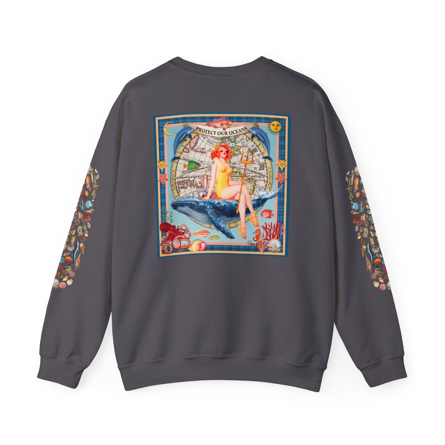 Protect Our Oceans - Unisex Crewneck Sweatshirt