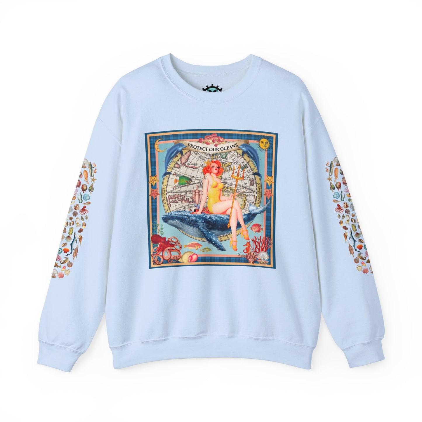 Protect Our Oceans - Unisex Crewneck Sweatshirt
