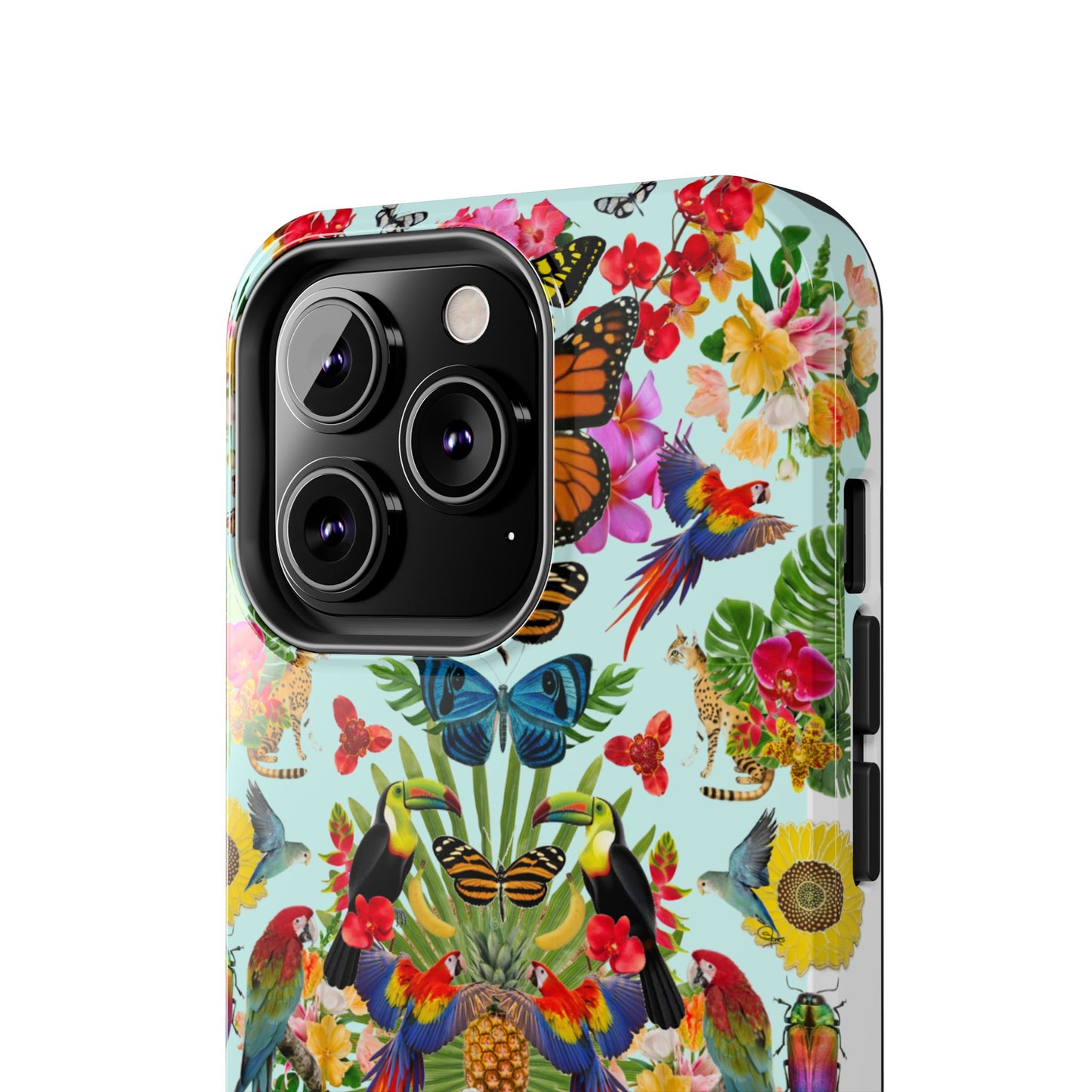 Fluttering Thoughts -Phone Cases - Butterfly Collage with Insects and Flowers